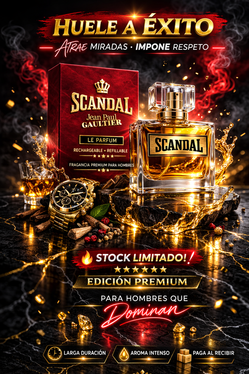 SCANDAL LE PARFUM - Fragancia Para Hombres Con Presencia 30ML