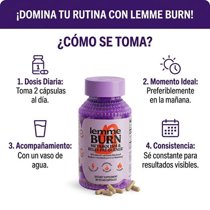 Lemme Burn 60 cápsulas 💊 | Linea Kardashians ✨